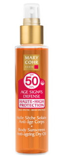 body sunscreen dry oil spf50